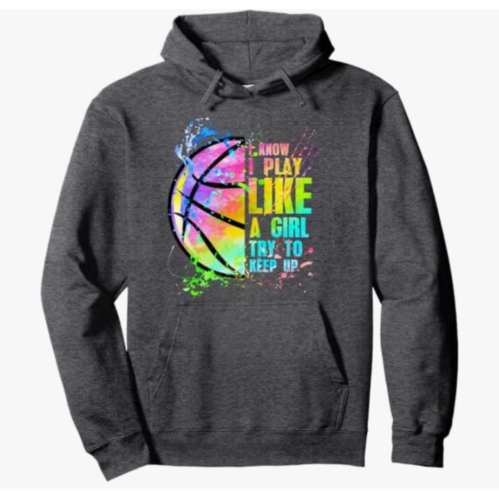 Adult Basketball Pullover Hoodie Size Large
